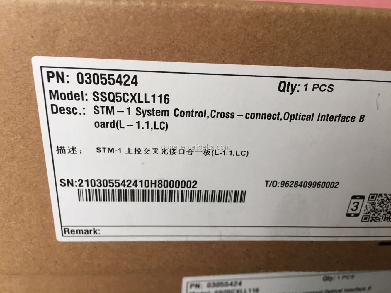 03055424 SSQ5CXLL116 CXLL116 5CXLL116 STM-1 SCC unit, cross-connect unit, and optical interface unit integrated board(L-1.1,LC)