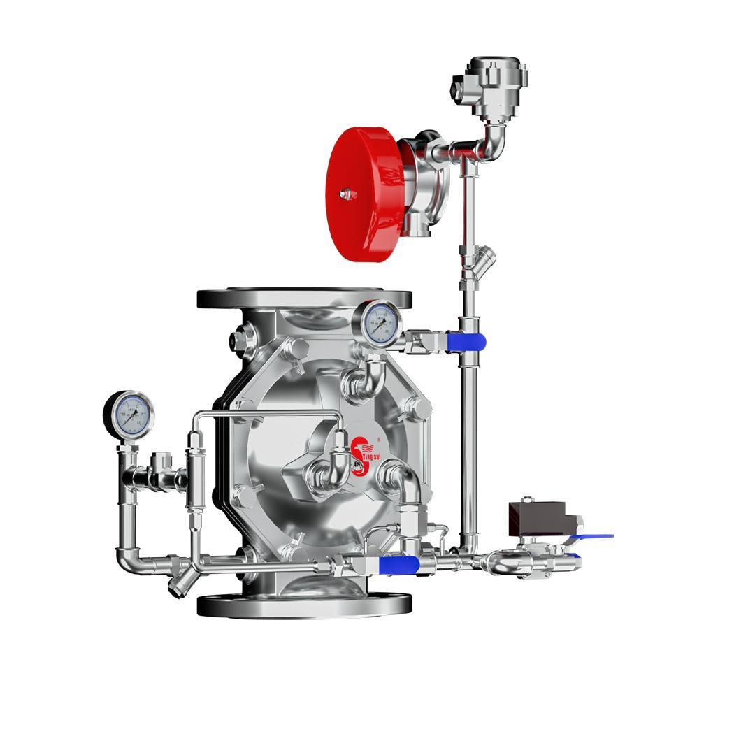 Cast Iron and Stainless Steel Rain Alarm Valve Fire Deluge Water Supply Equipment