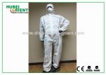  SMS Type 5 6 Disposable Coverall Suit / Anti Virus Disposable Protective Coverall Manufactures