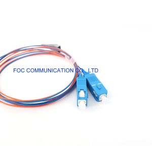 CATV LAN SM LSZH 1x2 PLC Splitter Mini Tube 1650nm For FTTH Networks