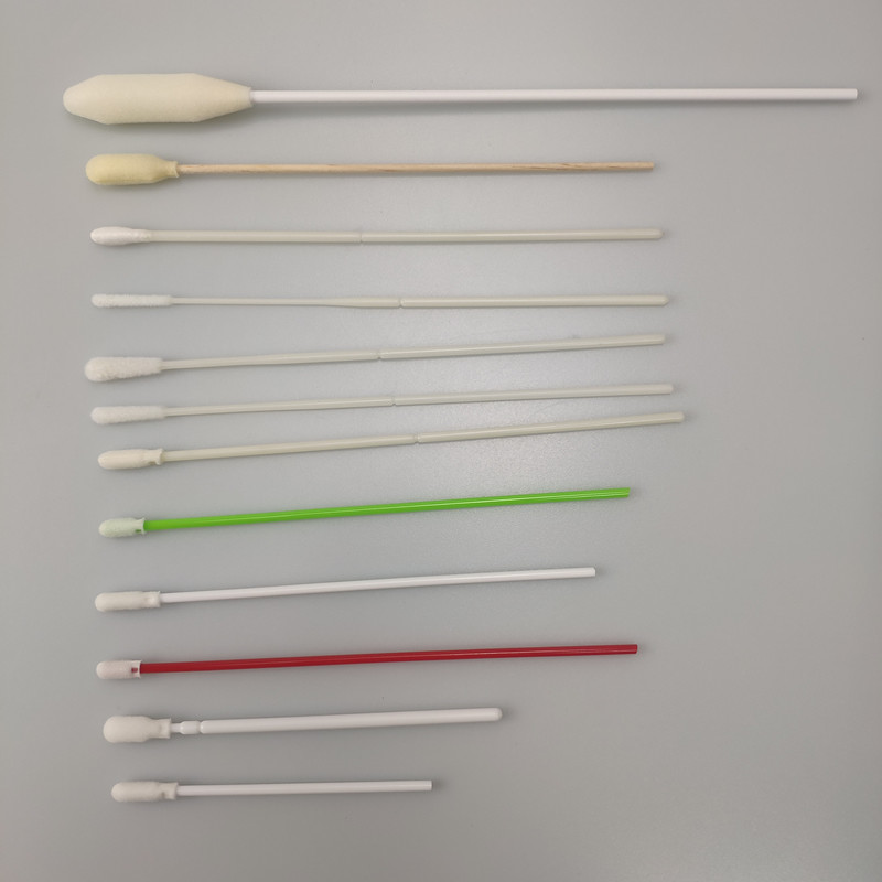 EO Sterile Disposable PP Stick Oral Care Sponge Swabs 140mm