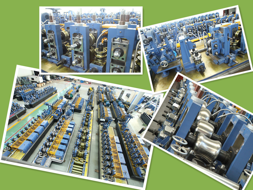 Straight Seam Pipe Welding Machine Low Carbon Steel Speed 110 m / Min