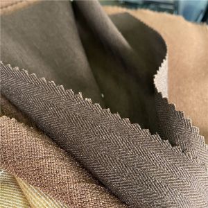 190gsm GRS Certificated Recycled Polyester Soft Comfortable Stretchy Poly Woolen