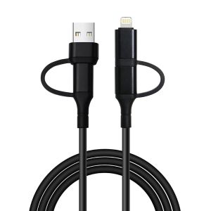 Customized Multi Function Fast Data Transfer Cable 1M USB A / Type C To