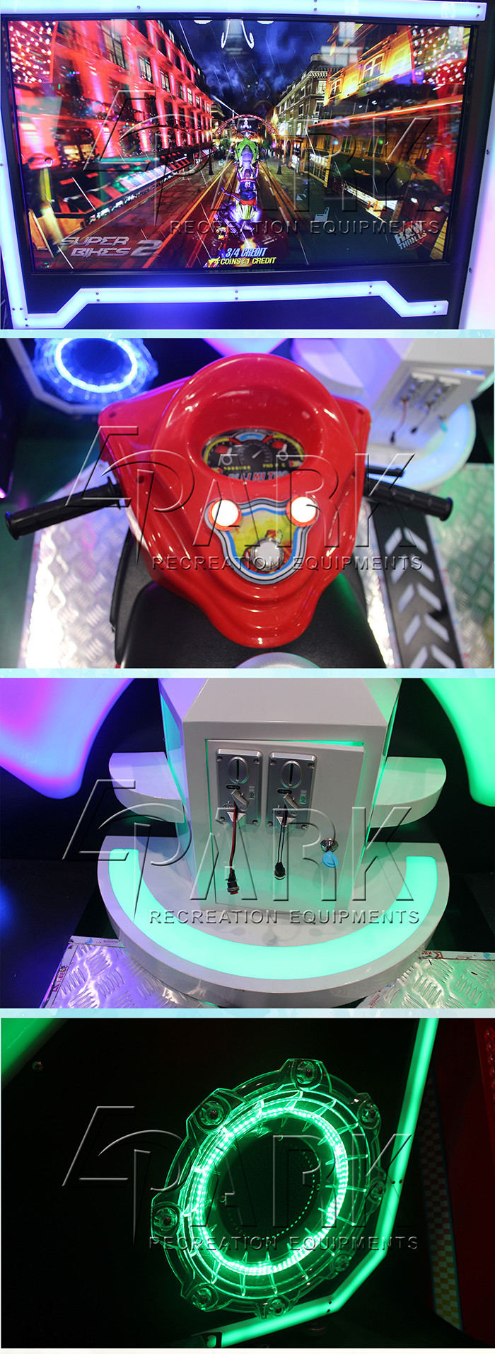 2 Plalyers Motorbike Racing Games Motorcycle Arcade Simulator