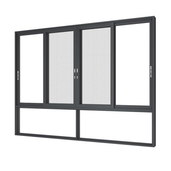 American Design Residential Project Aluminium Sliding Kitchen Windows Soundproof