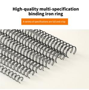 Nylon-Coated double Wire-0 Double Loop Spiral O Double Loop Binding Wire Twin Ring Loop Wire  in spools & Pre cut boxes