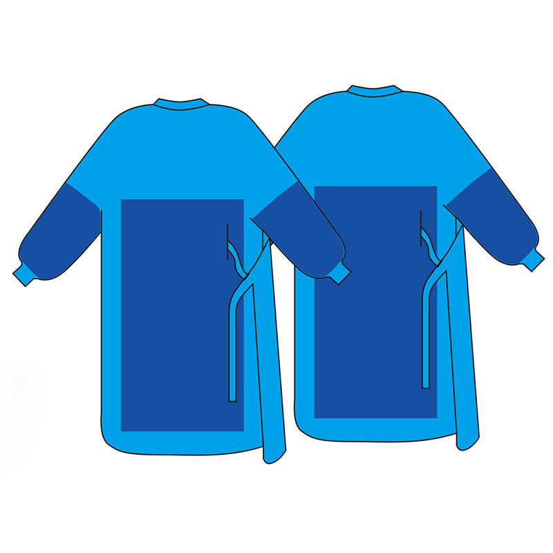 Disposable Surgical Sterile Reinforced Surgical Gown Unisex ISO13485
