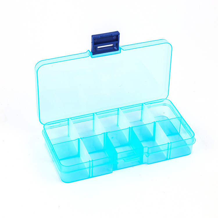 10 Grids Plastic Household Storage Container Organizer box for Jewelry Earring Bead
