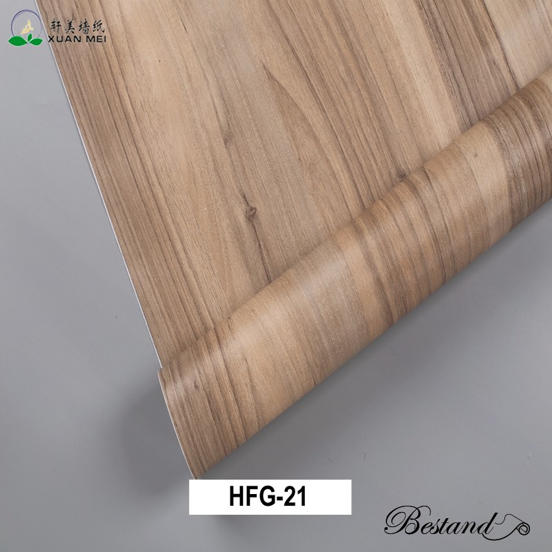 Removable Wood Wall Paper Decor with Vintage Wood Decorative Film Peel and Stick Wallpaper
