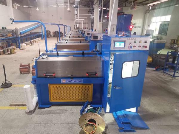 Automatic CCA Wire Drawing Machine , Good Quality Copper Wire Manufacturing