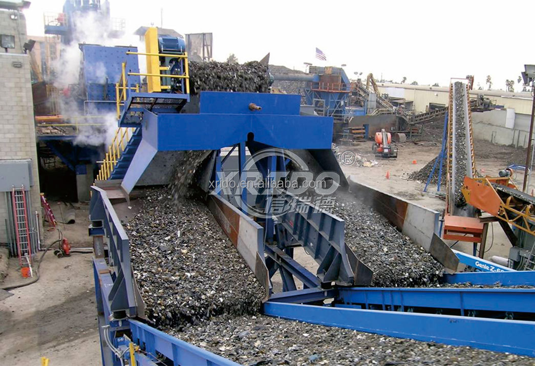 Iron Scrap Shredder Machine Waste Radiator Shredder Aluminum Hammer Mill