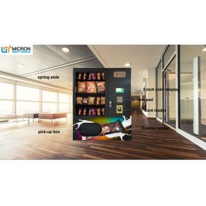 Mini Snack And Drink Vending Machine With Smart System And Touch Screen In The