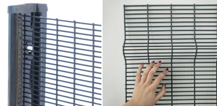 Oem 4.0mm 358 High Security Fence Welded Galvanized House 76.2 X 12.7mm