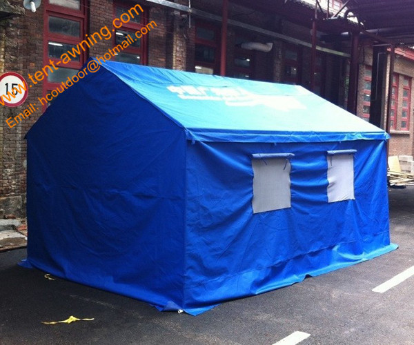 3x4m Outdoor Steel Framed Waterproof Disaster Relief Tent Refugee Tent