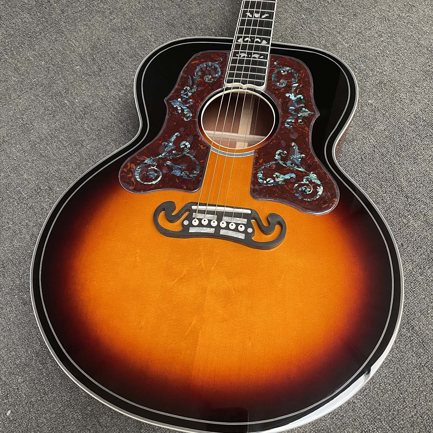 Custom Acoustic Guitar 43 inches Gibson SJ200 Cocobolo Back side folk classic guitar