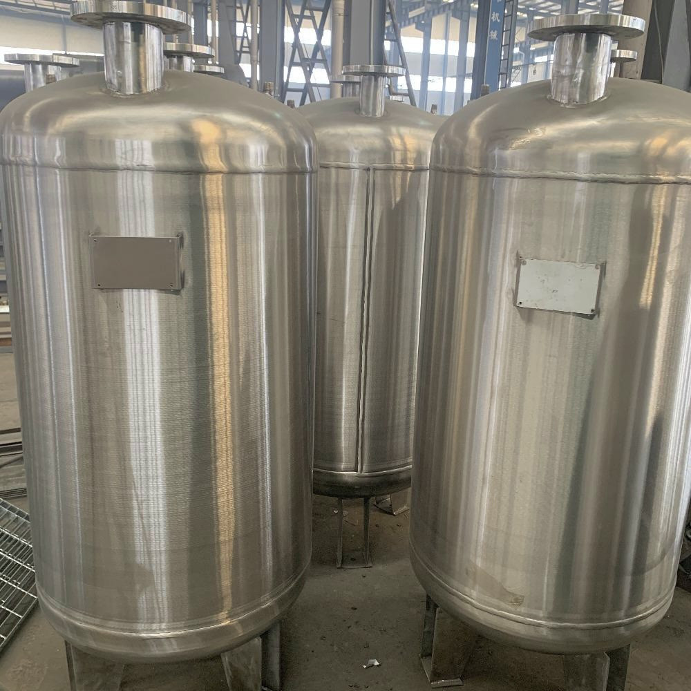 Stainless Steel Storage Tank Horizontal Anti Corrosion 225 PSI