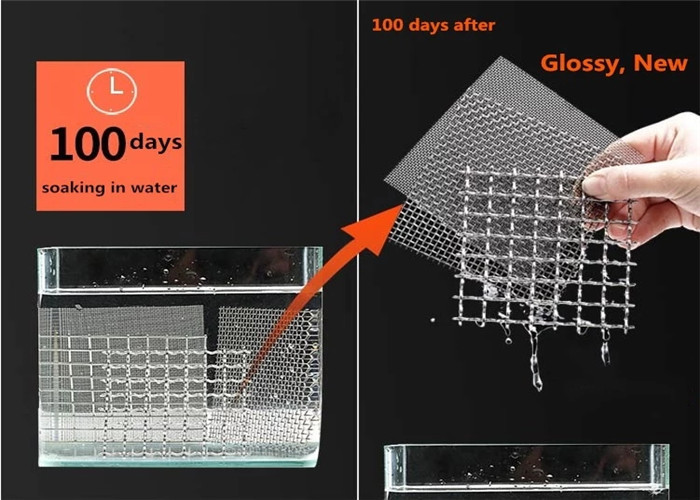 Customized Crimped Stainless Steel Woven Wire Mesh For Liquid Filter