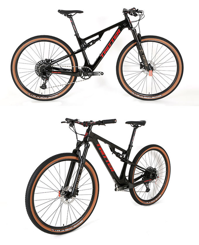 T1000 Carbon Fiber Full Suspension Mountain Bike SHIMANO XT M8100-12S
