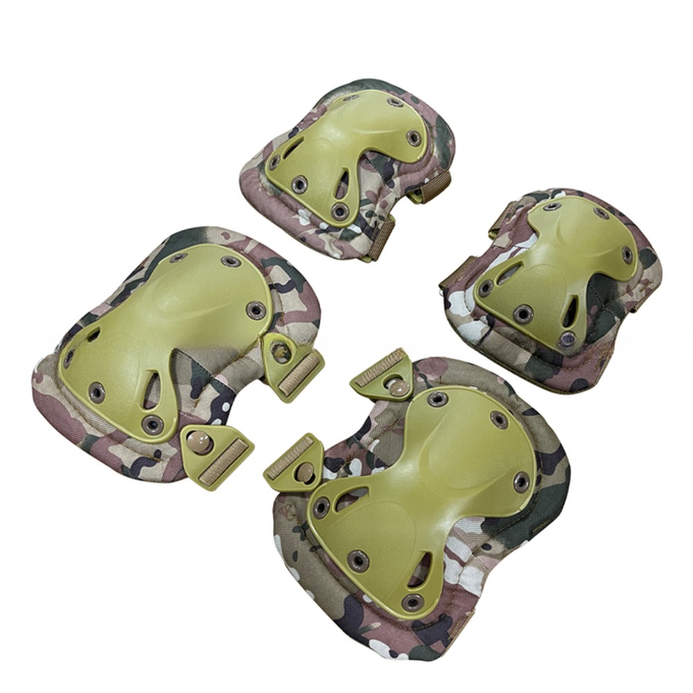 Outdoor Rock Climbing Skiing Game Knee Elbow Protective Pads with Professional Grade