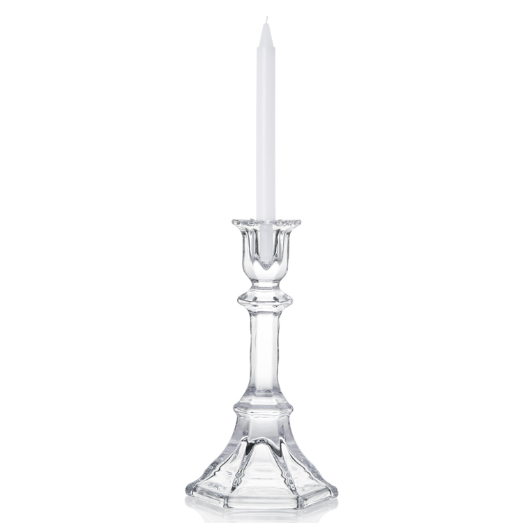 Clear Classic Crystal Glass Candelabra Candlestick Holder