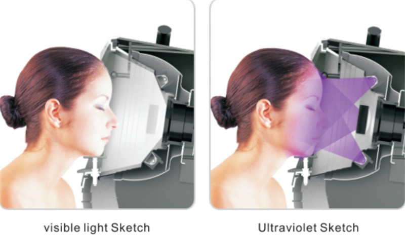Portable Skin Magic Mirror 3d Facial Tester Skin Analysis Machine For Home Use