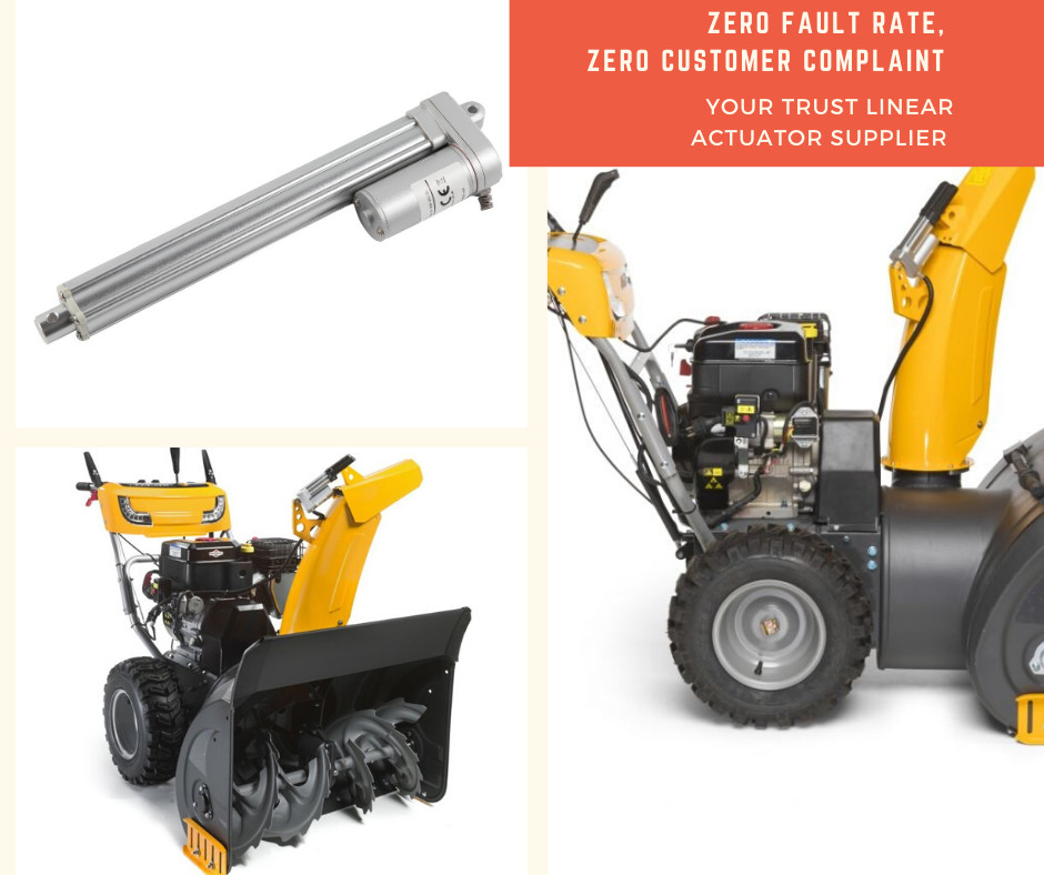 Electric actuator with 5KΩ Pot 24volt 12volt 100mm travel length 235mm retracted length 100KG force