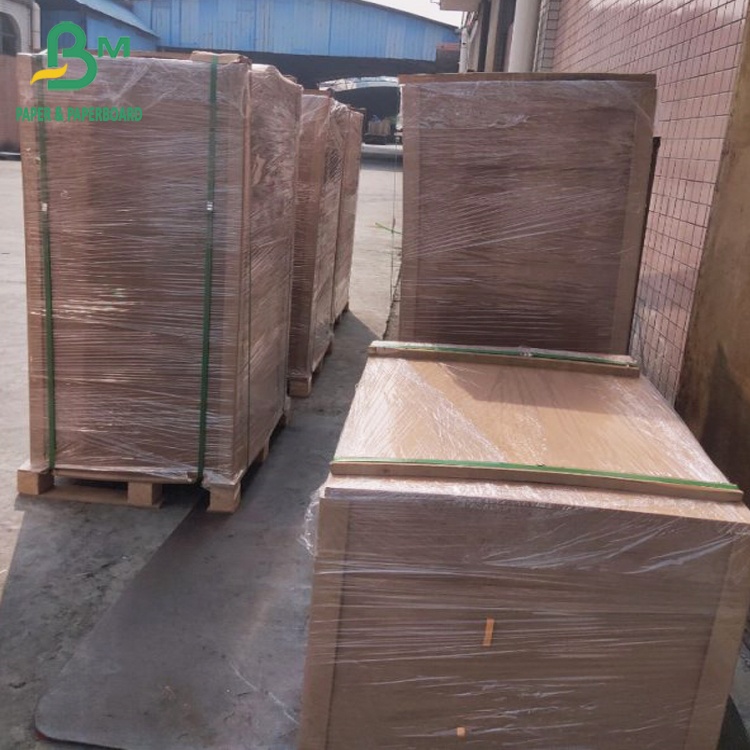 Take Out Boxes 300gsm Unbleached Kraft Brown Paper For Food Containers