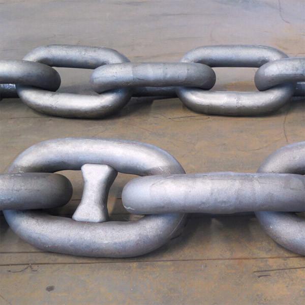 Molastar Sea Boat Black Painted Marine Stud Link Anchor Chain For Ship And Boat