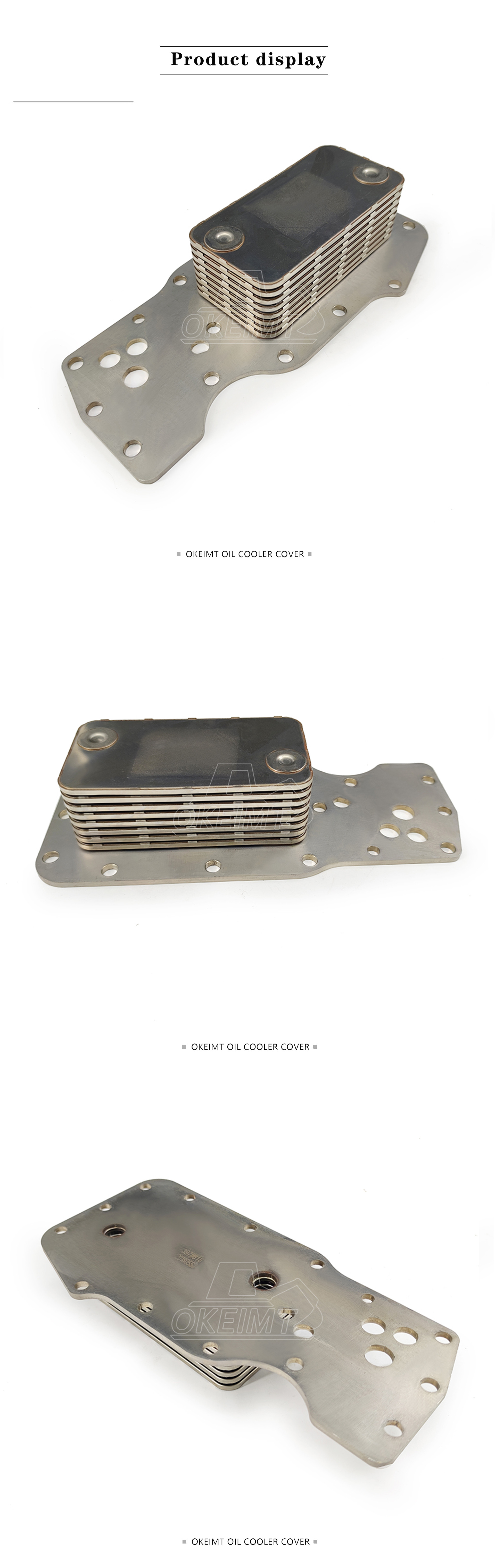 OKEIMT High Quality Excavator Parts Engine 6D107 8P Hydraulic Oil Cooler Core 6754-61-2110