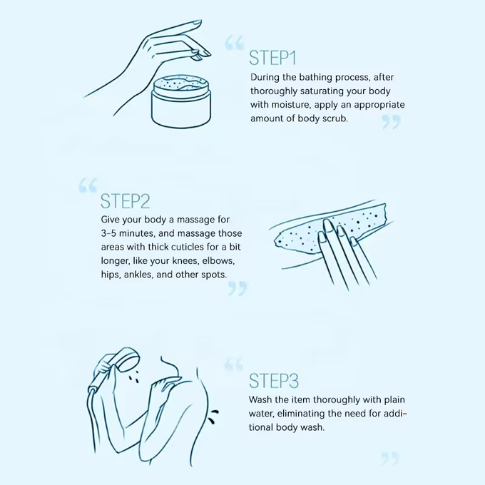 Exfoliation Skin Care Body Care Whitening Exfoliating Fruits Sea Salt Body Hand Foot Scrub