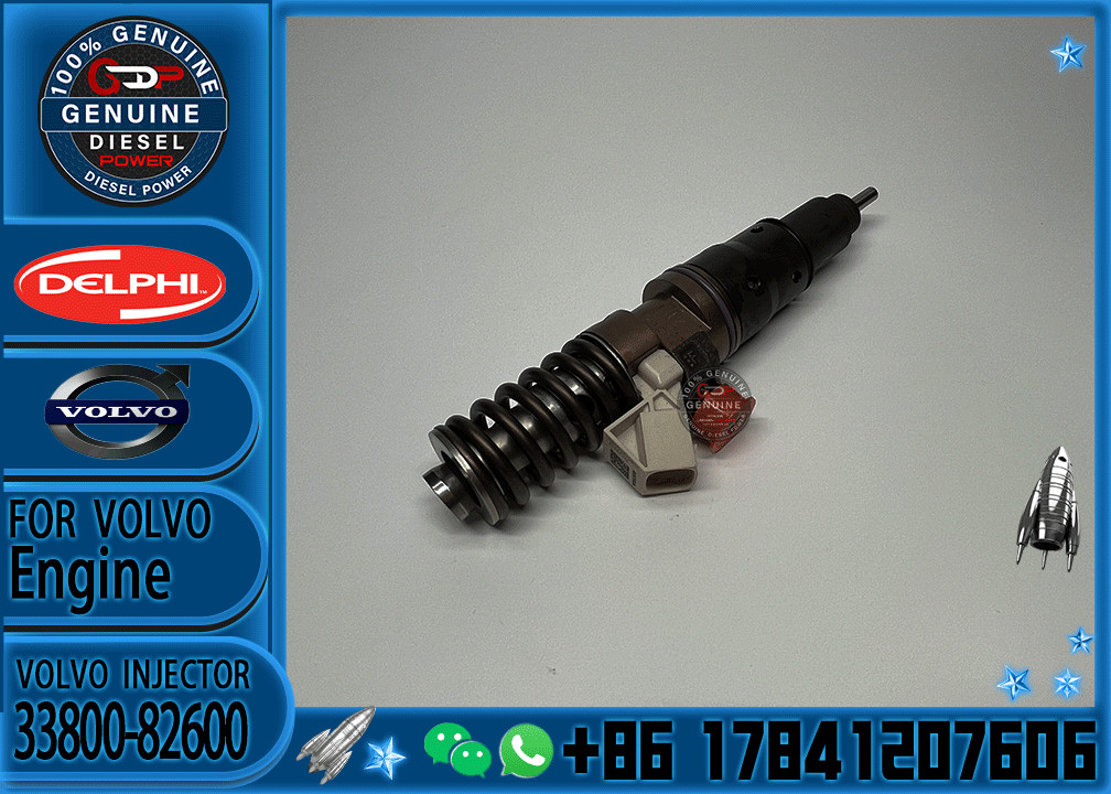 High Quality Common Rail Injector 33800-82600 Diesel Fuel Injector 33800-84300 for Hyundai Engine