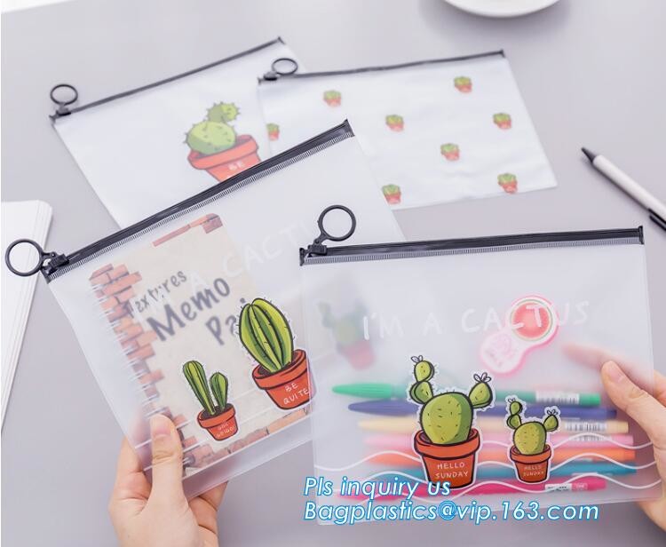 ECO friendly recycled cheap wholesale custom transparent waterproof printed promotion plastic zipper clear pvc cosmetic