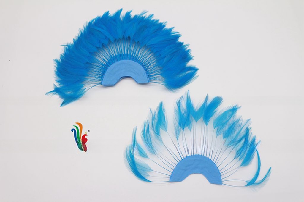 10x15cm Stripped Hackle Feather Fan Professional Shipping DHL UPS FEDEX EMS TNT