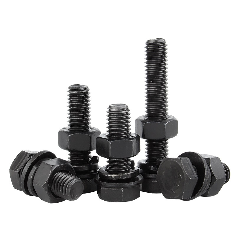 M6 M8 High Strength DIN931 DIN933 Grade 4.8 8.8 10.9 12.9 Hex Head Bolt And Nut