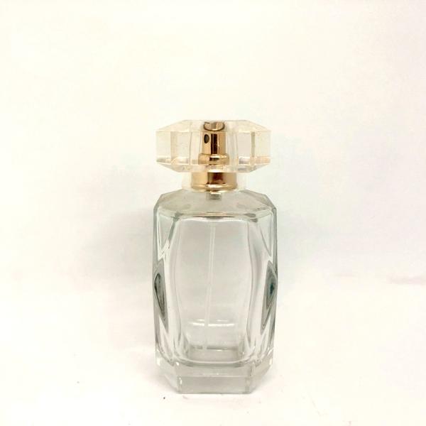 75ml Exquisite Diamond Perfume Bottle Glass Bottle Transparent Bayonet Spray