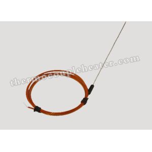 China Metric Type K J Hot Runner Molded Transition Thermocouple RTD With Kapton Cable on sale