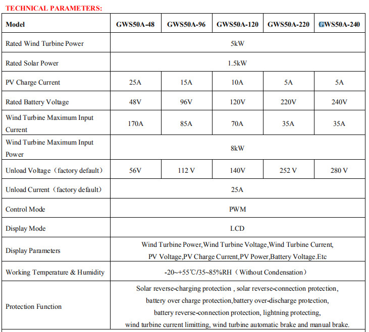 300w 1kw 5kw 10kw 20kw Off Grid Controller , Hybrid Solar Controller