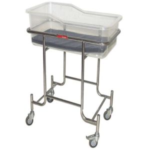  Stroller Stainless Steel Frame Transparent GRP Basin Mobile Baby Bed Manufactures