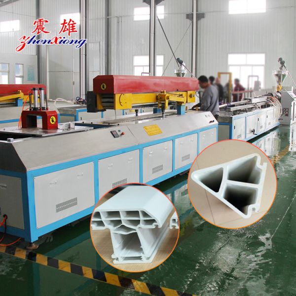 ISO9001 Plastic Profile Extrusion Line PVC UPVC Profile Extrusion Line Stable