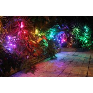 Durable LED Ball String Lights Customized Size And Spacing Polycarbonate Housing