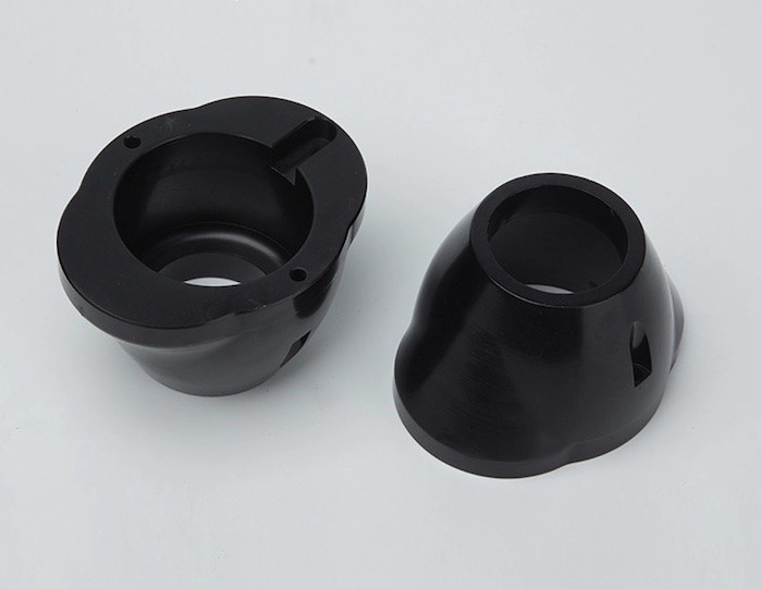 AL7075 Aluminum Metal CNC Machined Parts Black Anodizing Surface OEM