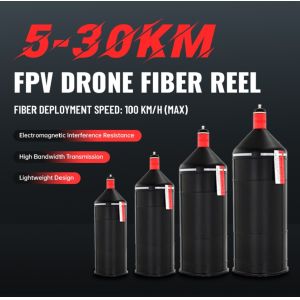Stable 30KM Fiber Communication Kit Drone-mounted Reel Military-spec Materials