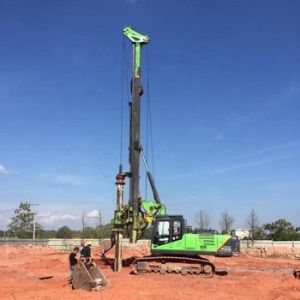 KR125 Low Noise Rotary Piling Rig For 37m Depth
