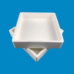China Alumina Ceramic Crucible For Analyzing And Firing Processes With High Compressive Strength on sale