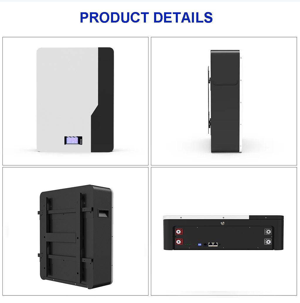 51.2V 10kWh Wall Mount Lifepo4 Battery AKKU 6000 Cycles 5kWh 15kWh 30kWh