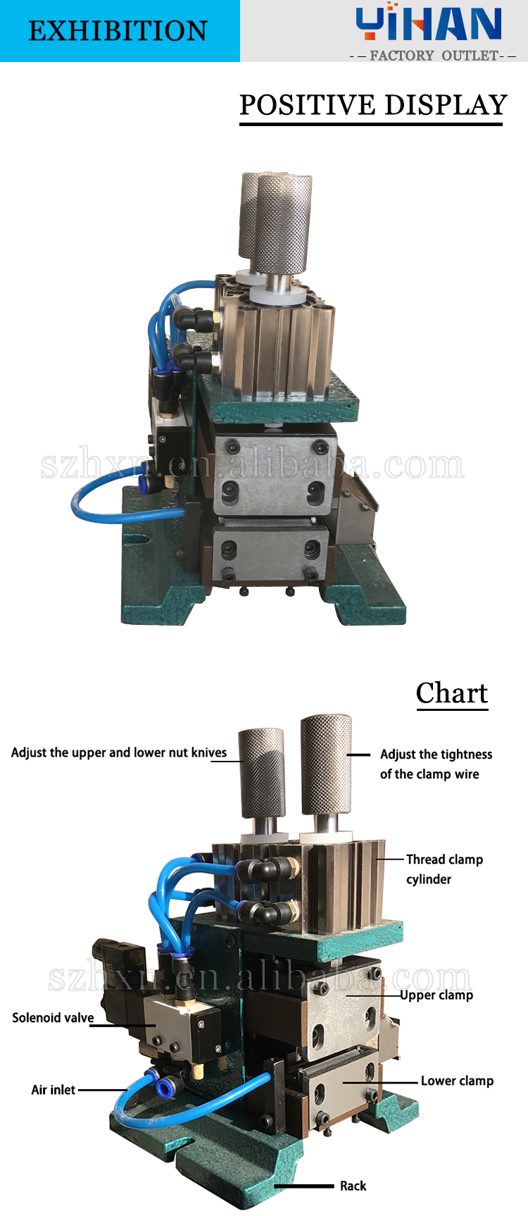 10.5kg Vertical Pneumatic Multi Core Wire Cable Stripping Machine for Wire Processing