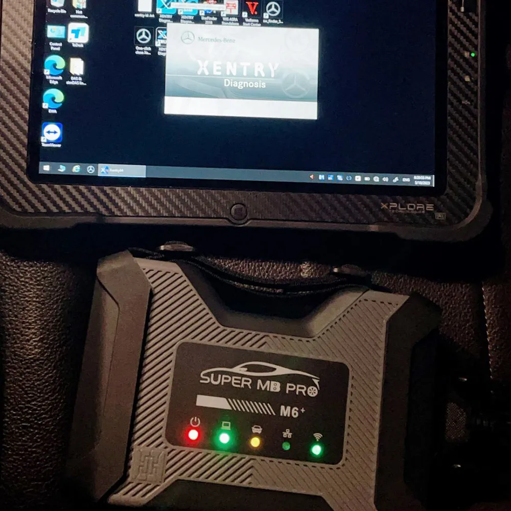 SUPER MB PRO M6 Wireless Star Diagnosis Tool Fit For Benz Car And Trucks Compatible With DOIP, K-line,CAN Low,Can High
