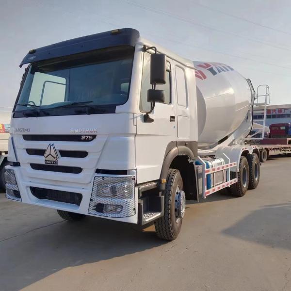 Mixer Truck Concrete 10m³ Used With Refurbish Howo Concrete Mixer 10 Wheels 371