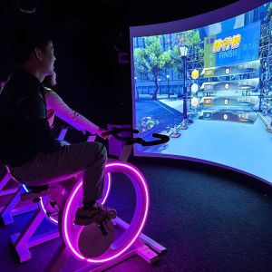 Indoor Interactive Virtual Reality Games Dynamic Bike VR Games